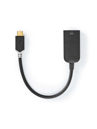 USB Type-C адаптер, USB Type-C-HDMI, 0.2m, черен, 4K, NEDIS