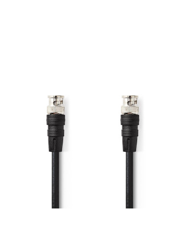 Кабел за камера, BNC/m - BNC/m, 1m, черен, CVGL01000BK10, NEDIS