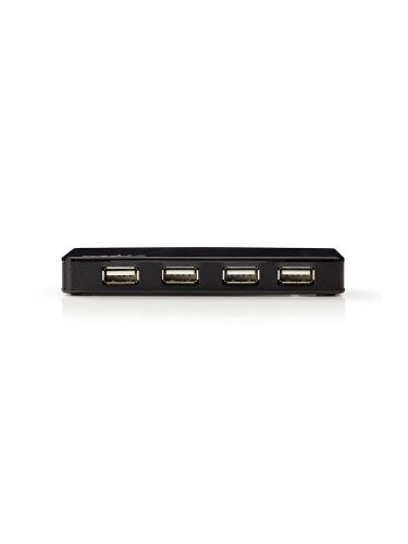 USB хъб 7 порта, UHUBU2730BK, черен, USB2.0