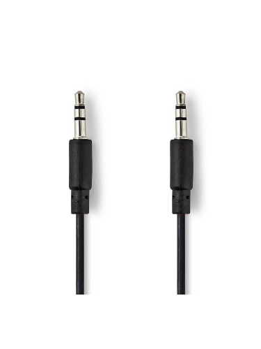 AUX Кабел stereo 3.5mm M - stereo 3.5mm M, 2m, черен 112081