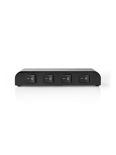 Аудио превключвател, четири двойки говорители, 4~16 ohm, 200W, черен, ASWI2604BK, NEDIS