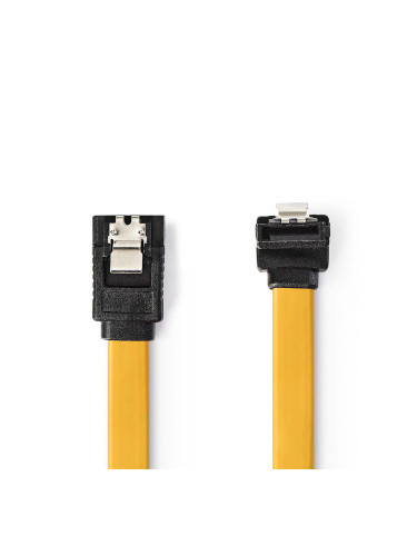 SATA кабел, SATA/f-SATA 90°/f, 0.5m, 6GB/s, CCGP73255YE05