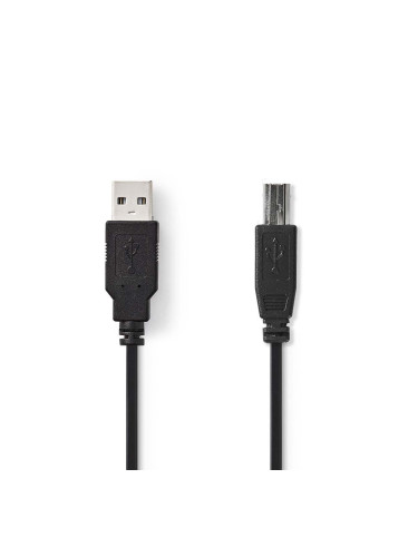 Кабел USB A/m - USB B/m, 2m, CCGP60100BK20, черен