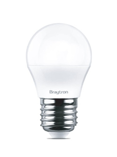 LED лампа, 5W, E27, G45, 230VAC, 400lm, 4000K, неутрално бяла, мини сфера, топче, BA11-00521