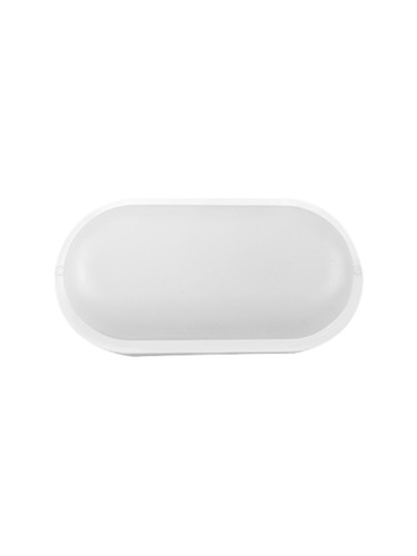 LED плафон, 12W, 230 VAC, 900lm, 6500К, студено бял, IP54, BC17-00830, елипса
