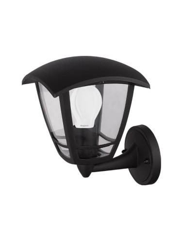 LED градинска лампа BERLIN, стенна, E27, IP44, черна, BG44-00301, Braytron