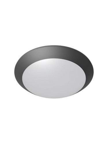LED плафон, BG37-30712, 23W, 230VAC, микровълнов сензор за движение, IP65, ф265x90mm, BG37-30712