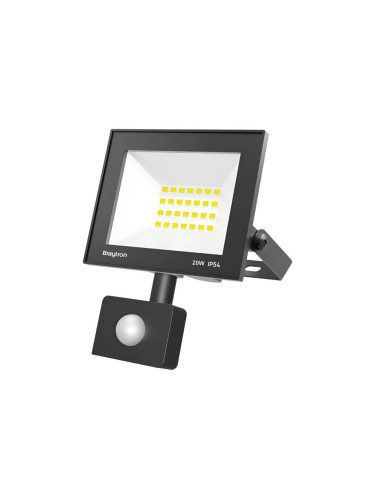 LED прожектор със сензор, 20W, 230VAC, 1700lm, 6500K, студенобял, IP54, BT66-22031