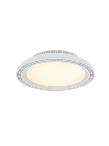 LED плафон BH85-00030, 24W, 230VAC, 1700lm, 3в1 цвята, IP20, ф450x89mm, с вентилатор