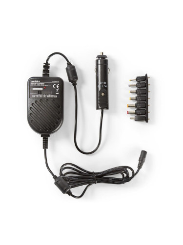 Универсален захранващ адаптер, 0-12VDC, 5A, 36W, 100-240VAC, стабилизиран, 7 накрайника, ACPA010
