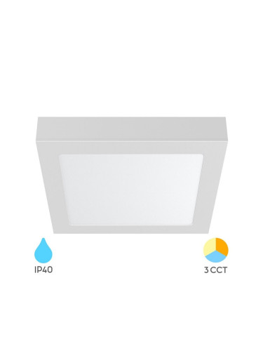 LED панел за открит монтаж, 3 в 1 цвята, 24W, 230VAC, 2400lm, IP40, BP04-62480