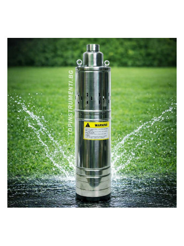 Сондажна водна помпа винтова TopGarden RD-WP34 - напор 55м, 750W, 2000 л/час.