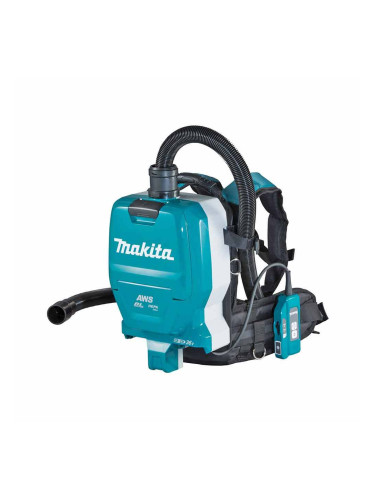 Прахосмукачка акумулаторна за сухо почистване, Makita DVC265ZXU, 18+18V, LXT, 85W, 2 л