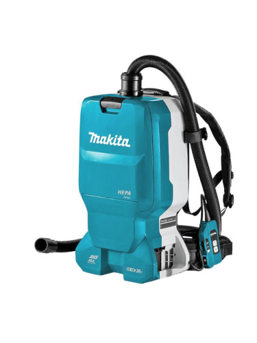 Прахосмукачка акумулаторна за сухо почистване Makita DVC665Z, 18+18V, LXT, 85W, 6 л