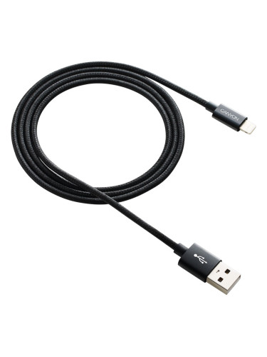Кабел Canyon Lightning/USB 1м CFI3B чрн