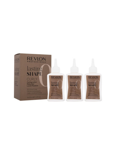 Revlon Professional Lasting Shape Curly Curling Lotion Resistant Hair 0 За задържане на къдриците за жени 3x100 ml