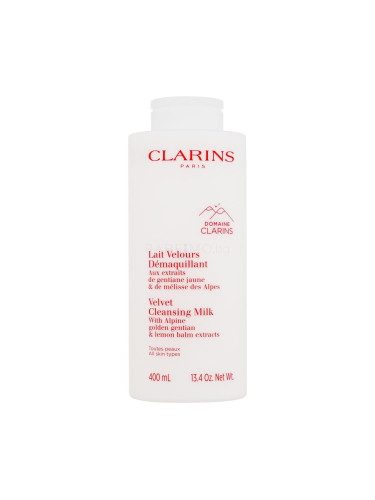 Clarins Velvet Cleansing Milk Тоалетно мляко за жени 400 ml