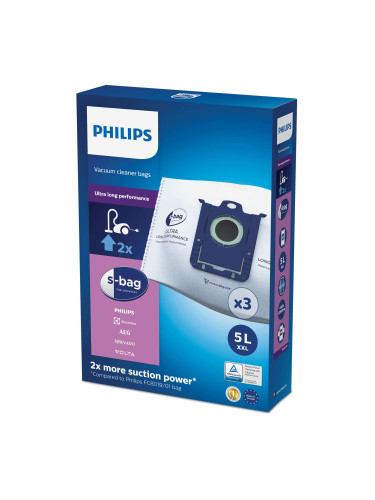 Универсални торби за прахосмукачки Philips s-bag (FC8027/01)