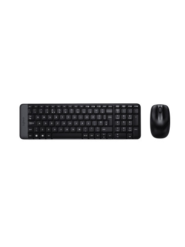 Комплект безжични клавиатура и мишка Logitech (MK220)