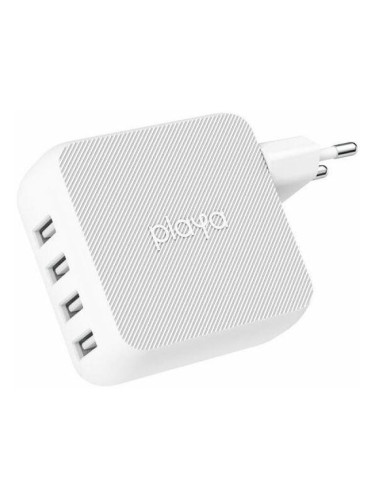 Адаптер за стена Belkin / Playa 4 порта по 10W USB-A, Бял