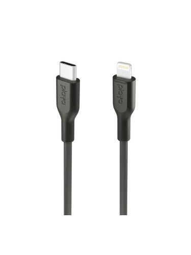 Кабел Belkin Playa USB-C към Lightning 1M, Черен
