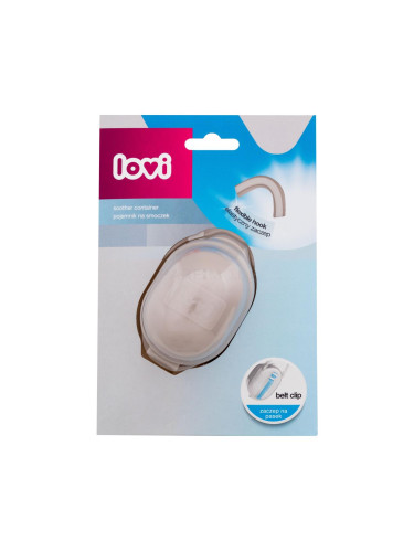 LOVI Soother Container Beige Калъф за биберон за деца 1 бр
