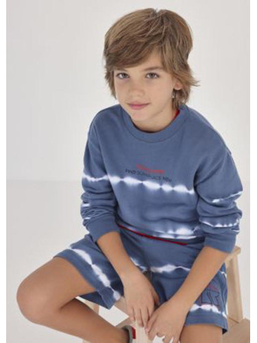 Детски суитшърт тай - дай принт в синьо Mayoral