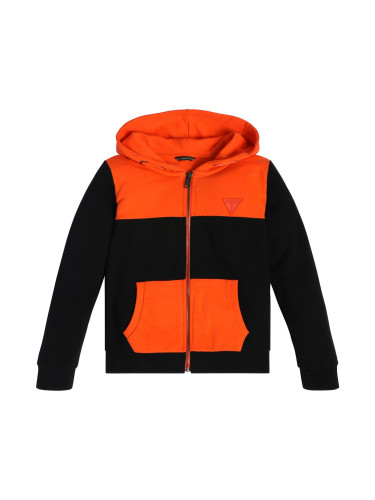 Спортен суитшърт в оранжев цвят Guess