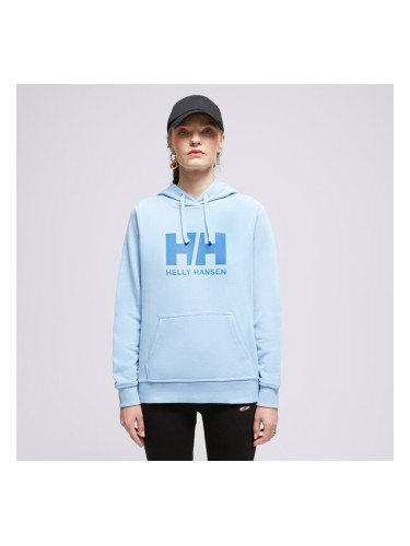 Helly Hansen Суитчър С Качулка W Hh Logo Hoodie дамски Дрехи Суичъри 33978627 Син