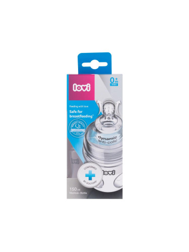 LOVI Medical+ Bottle 0m+ Mini Бебешко шише за деца 150 ml