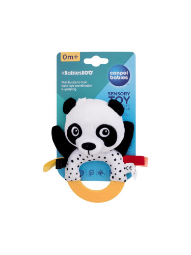 Canpol babies BabiesBoo Sensory Toy Teether And Rattle Играчка за деца 1 бр