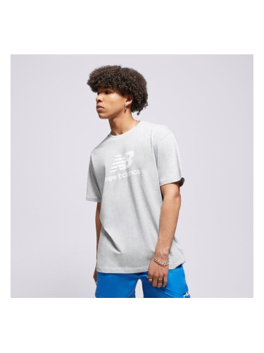 New Balance Тениска Nb Essentials Logo Tee мъжки Дрехи Тениски MT31541AG Сив