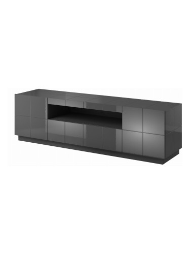TV шкаф Reja-тъмно сиво