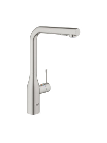 Кухненски кран Grohe Essence New със спирала-Silver Mat