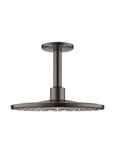Ceiling Душ глава с рамо Grohe Rain Душ Smart Active-Anthracite Glossy