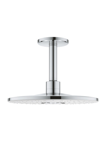Ceiling Душ глава с рамо Grohe Rain Душ Smart Active-Silver-White