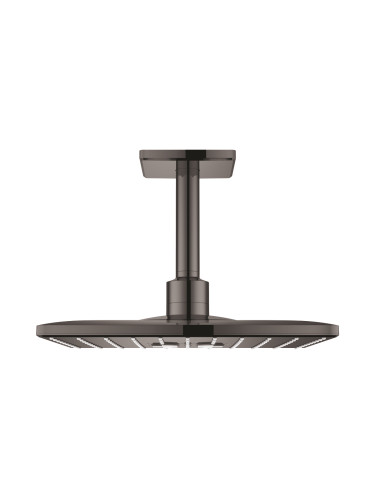 Ceiling Душ глава с рамо Grohe Rain Душ Smart Active ΙΙ-Anthracite Glossy