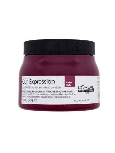 L'Oréal Professionnel Curl Expression Professional Rich Mask Маска за коса за жени 500 ml