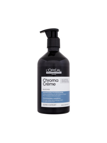 L'Oréal Professionnel Chroma Crème Professional Shampoo Blue Dyes Шампоан за жени 500 ml