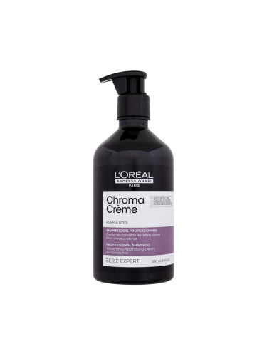 L'Oréal Professionnel Chroma Crème Professional Shampoo Purple Dyes Шампоан за жени 500 ml