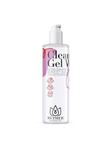 Измиващ гел за лице с Роза Дамасцена Bether Cleansing Gel Wash