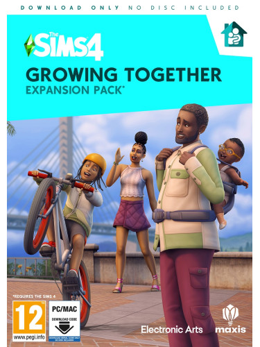 Игра The Sims 4 - Growing Together - Код в кутия (PC)