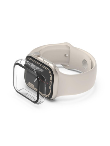 Протектор Belkin,  2 в 1 за Apple Watch Series 7 44/45mm, прозрачен