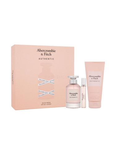 Abercrombie & Fitch Authentic Подаръчен комплект EDP 100 ml + EDP 15 ml + лосион за тяло 200 ml