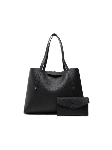 Guess Дамска чанта Eco Brenton Tote HWEVG8 39023 Черен