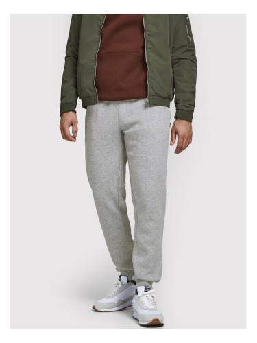 Jack&Jones Долнище анцуг Gordon 12195726 Сив Regular Fit