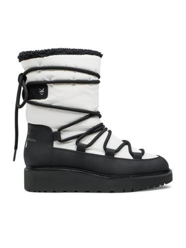 Calvin Klein Jeans Апрески Plus Snow Boot YW0YW00731 Бял