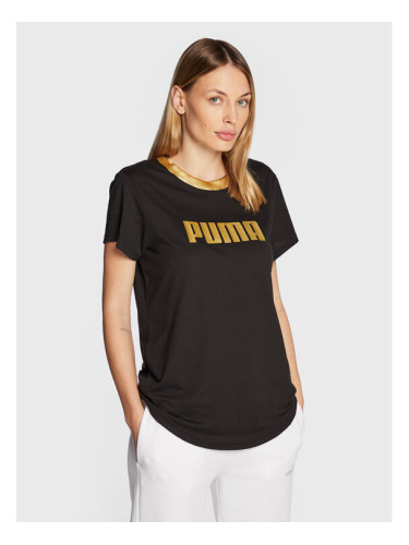 Puma Тишърт Deco Glam 522381 Черен Regular Fit