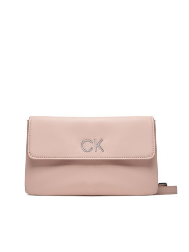 Calvin Klein Дамска чанта Re-Lock Dbl Xbody W/Flap K60K609620 Розов