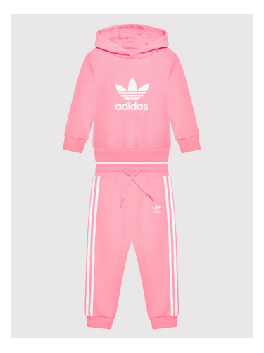 adidas Анцуг adicolor HK7491 Розов Regular Fit